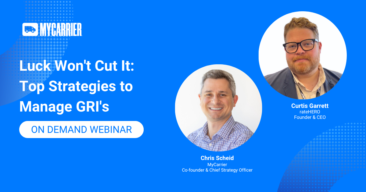 On Demand: Luck Won't Cut It: Strategies to Manage GRI's
