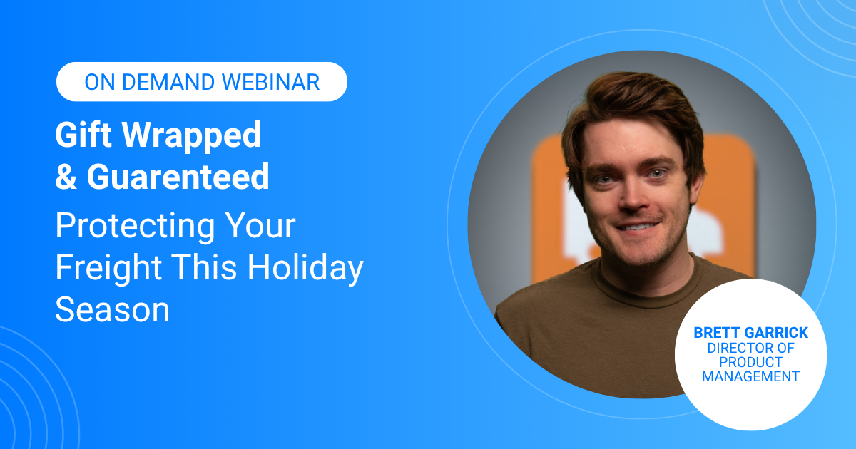 Upcoming Webinar: Protecting Your Freight This Holiday Season 