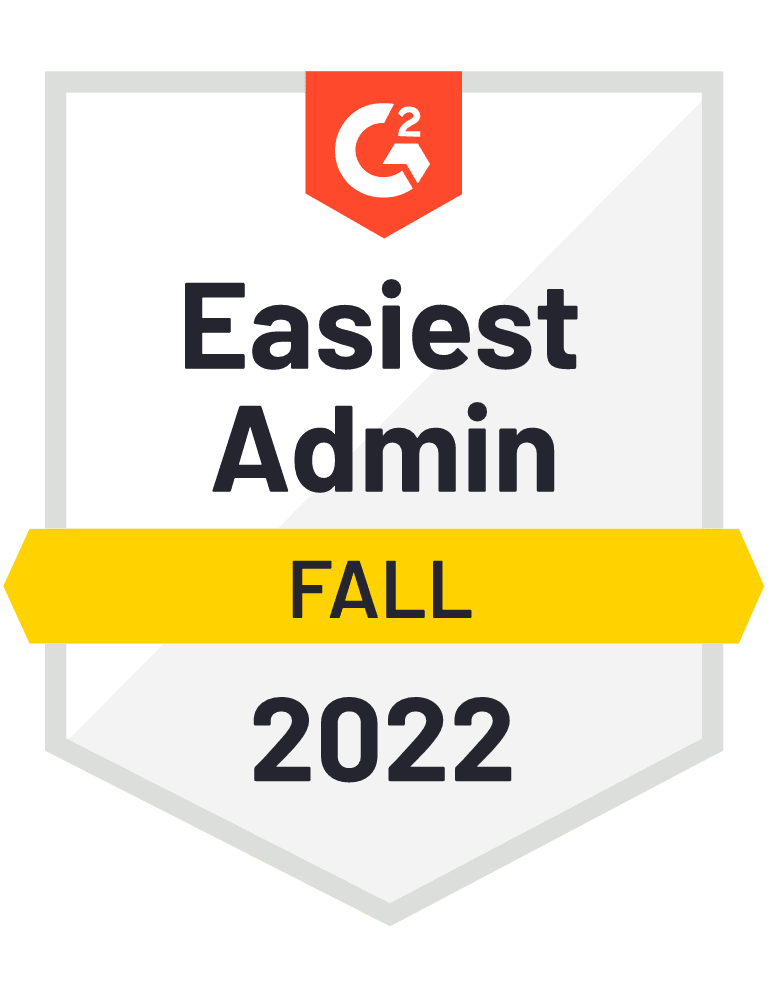 G2 Fall 2022 Easiest To Admin
